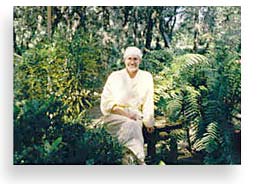 Rasayana client rests on cabin's private deck after Ayurveda rejuvenation treatment.